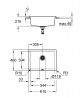 GROHE 31655AT0 évier K700U 70-C 610 x 457mm gris granit