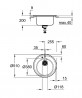GROHE 31656AP0 évier K200 50-C 510mm granit noir