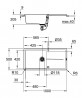 GROHE 31641AT0 évier K400 60-C 1000 x 500mm granit gris