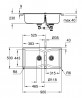 GROHE 31658AP0 évier K700 100-C 900 x 500mm noir granit