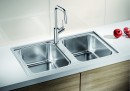 BLANCO 523039 Évier Lemis 8 IF sans excentrique inox brossé