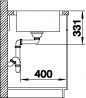 BLANCO 523034 Évier Lemis XL 6 S-IF acier inox brossé