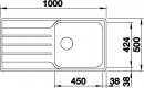 BLANCO 523034 Évier Lemis XL 6 S-IF acier inox brossé