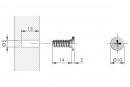 IF Libra H11 quincaillerie de réglage suspendue armoire inf ensemble