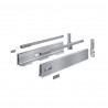 HETTICH Atira tiroir 144, 470mm/30kg, argent, SiSy