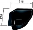 BLANCO 235866 Accessoires bol d'angle plastique