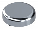 BLUM 84.4140 capuchon extérieur charniere, verre percé, forme "O", chrome brilla