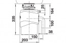 BLANCO 526648 Broyeur FWD Max
