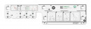 KES 234623 LeMans II, étagere d'angle, Arena Style, 500mm, droit - anthracite