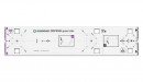 KES 005450 Dispensa Junior SLIM, cadre, 640-728mm, argent