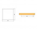 LED spot CIRAT 12V 3W froid blanc, alu anodisé