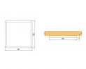 LED spot CIRAT 12V 3W blanc froid, blanc
