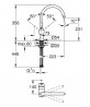 GROHE 32917GN0 robinet Minta C-sys brosse Cool Sunrise