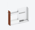 K-BLUM Space Twin Antaro, armoires étroites, gris
