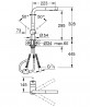 GROHE 30274A00 Robinet Minta L-soupape avec douchette duale Hard Graphite