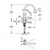GROHE 30577000 Robinet BauClassic bec C chrome