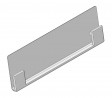 BLUM ABD.1000 Merivobox/Aventos top, capuchon extérieur pour impression, blanc