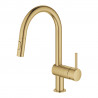GROHE 32321GN2 robinet Minta C-ébut avec douchette double brossé Cool Sunrise