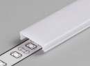 StrongLumio moulure de recouvrement C pour profil LED a clips, 20m lait