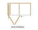 HAWA 27642 Folding Concepta 25 porte coulissante 1851-2600mm noir L