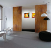 TERNO Evolution ensemble de ferrures, porte coulissante int., 80kg, 1x amortisse