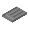 BLUM ZC7S550BS3 Ambia-line tiroir couverts LBX/MVX, NL=550/L=300 act. noir CS-M