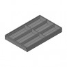 BLUM ZC7S600BS3 Ambia-line tiroir couverts LBX/MVX, NL=600/LL=300 Indium gris IG