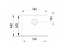 StrongSinks S3 évier Eden 540x440mm inox