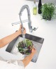 GROHE Robinet cuisine Eurocube douche flexible supersteel 31395DC0 GROHE Robinet cuisine Eurocube douche flexible supersteel 31395DC0