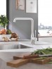 GROHE 30269DC0 Robinet Essence L-sortie avec aérateur supersteel