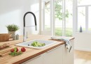 GROHE Robinet cuisine Concetto douche silicone chrome 31491000