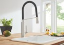 GROHE Robinet 31491DC0 Concetto mitigeur évier, supersteel