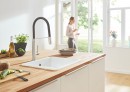 GROHE Robinet 31491DC0 Concetto mitigeur évier, supersteel