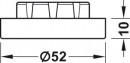 Hafele 637.76.422 Bague d’espacement