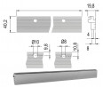 IF Libra H7 profil de renfort 40 2x19 8mm 2m alu