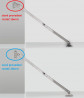 HETTICH 13235 Quincaillerie rabattable KH 250 mm