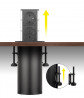 StrongPower PowerUp tiroir, 2x230V, Schuko, noir