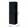FRANKE accessoires 112.0683.833 rallonge conduit noir