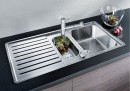 BLANCO 523665 évier Classic Pro 6S-IF InFino avec excentr.inox satinée brillante