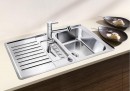 BLANCO 523663 Évier Classic Pro 5S-IF InFino avec excentrique inox soie brillant