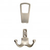 TULIP porte-manteau Ener nickel brossé + vis