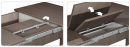 Tyč de bascule pour table 2028/750 mm