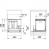 FRANKE Sorter 350-50 1x40l + panier latéral