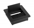 STRONG passe-câble ALU 100x100x29mm noir