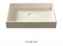 GETACORE umyvadlo GC-RE-550 GC2011 Titan White bez přepadu