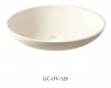 GETACORE umyvadlo GC-OV-520 GC2008 Davos White bez přepadu