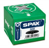 SPAX cache-vis vis a bois TXS noir (500 pcs)