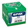 SPAX cache-vis vis a bois TXS blanc (500 pcs)
