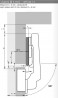 HETTICH 77708 Intermat charniere d’angle aveugle insérée 90°/95° TH vis a bois r