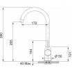 FRANKE Ensemble T52Č SID 610-40 noir + FP 9000.071 onyx